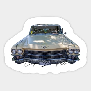 1963 Cadillac Series 62 Coupe De Ville Sticker